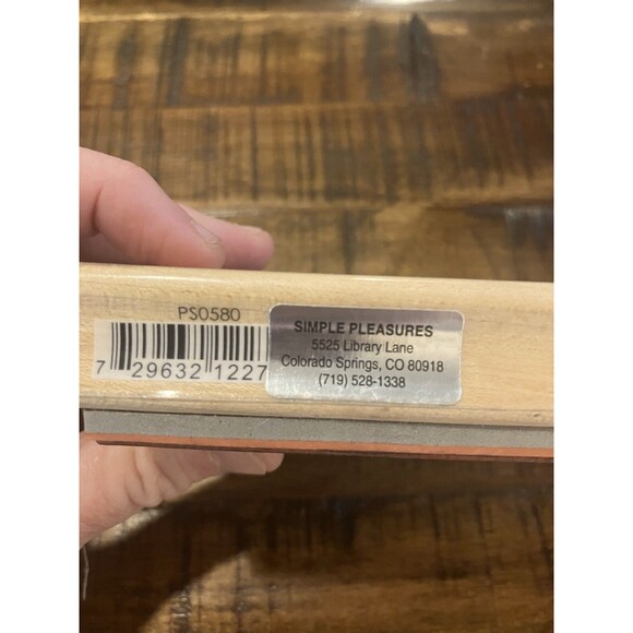 Butterfly Wooden Rubber Stamp Christine Adolph Hampton Art - Picture 3 of 5